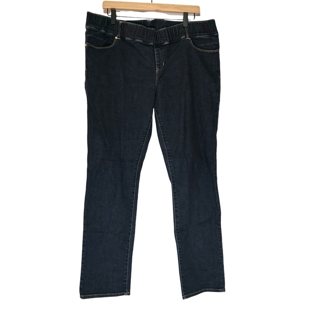 Gap Jeans Stretch Maternity Straight Leg Dark Wash Women’s Size 14